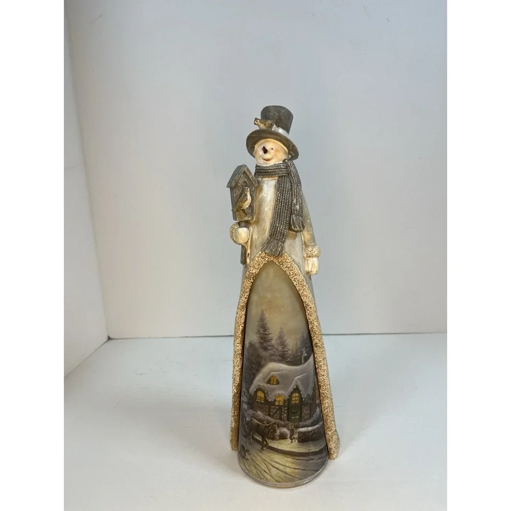 Christmas Color Changing Tall Snowman TII Collections Battery Operated 13
